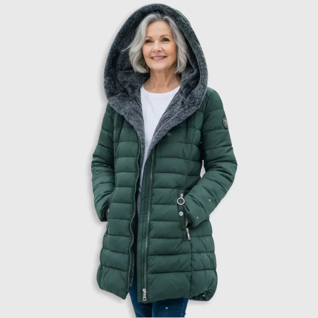 Maja – Elegante abrigo de invierno con forro para un lujo sin preocupaciones