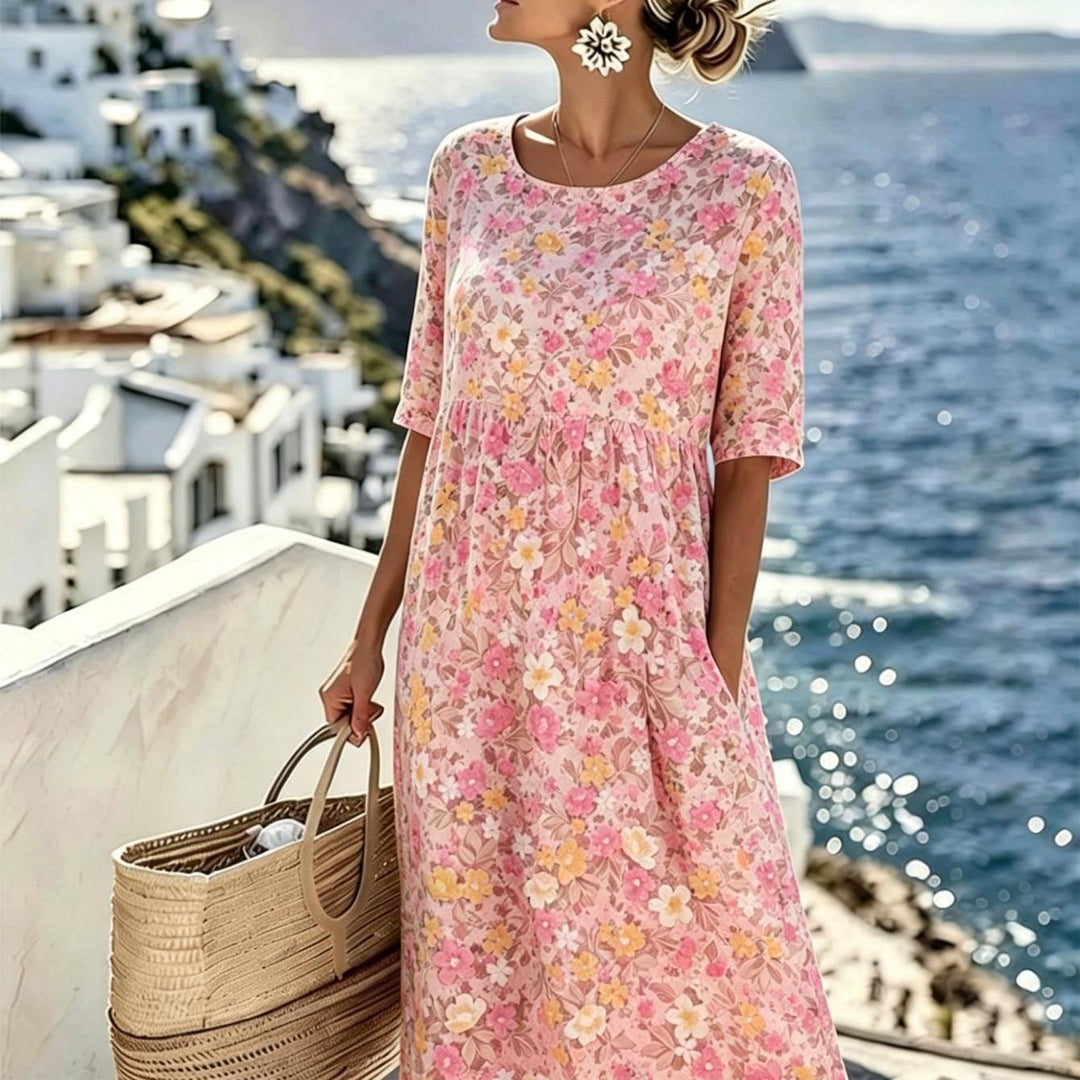 Grace™ - Elegante Vestido Midi Floral de Verano