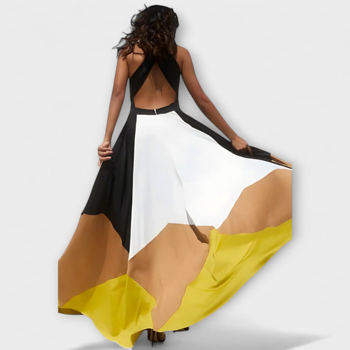 Nava - Vestido largo con la espalda descubierta