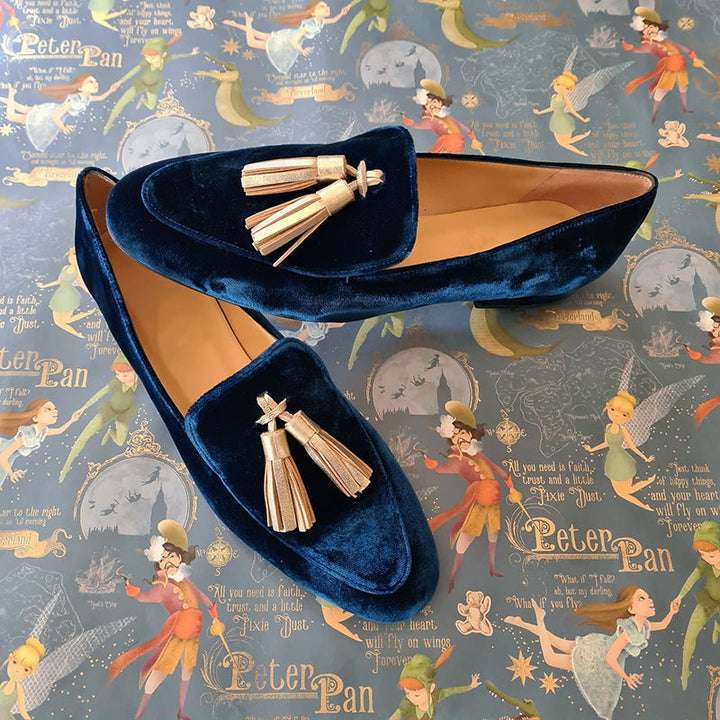 Mai™ - Zapatilla retro sin cordones con detalles de flecos