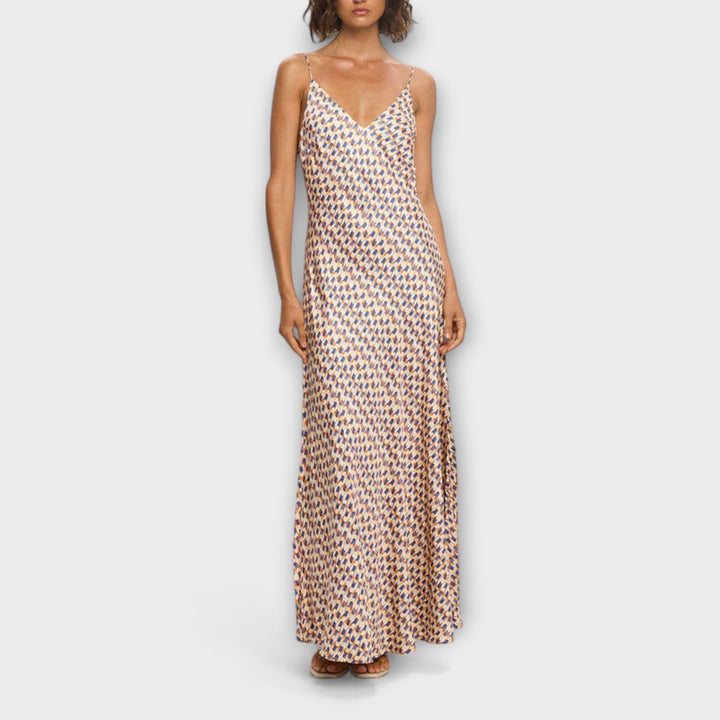Tove - Vestidos maxi elegantes con estampado geométrico