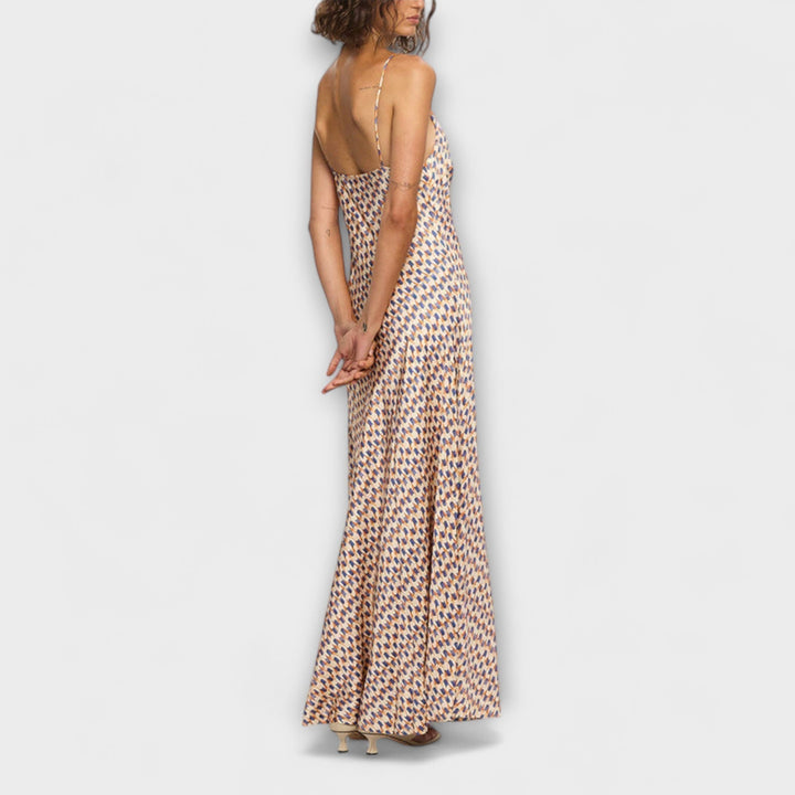 Tove - Vestidos maxi elegantes con estampado geométrico