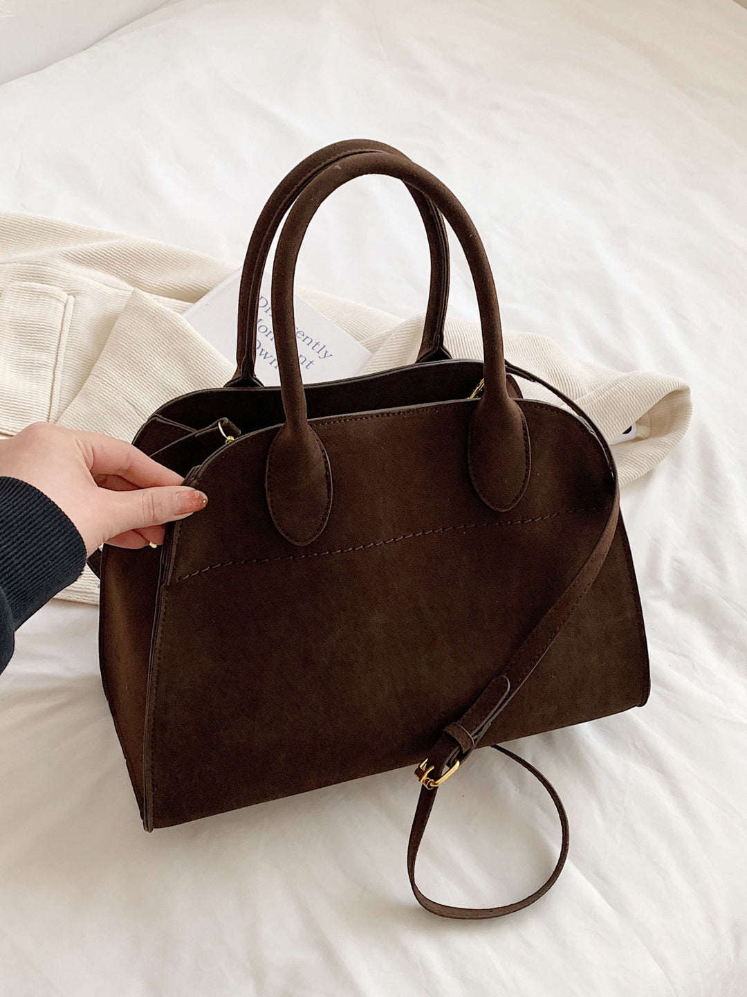 Bolso de Mano de Ante Beatrix