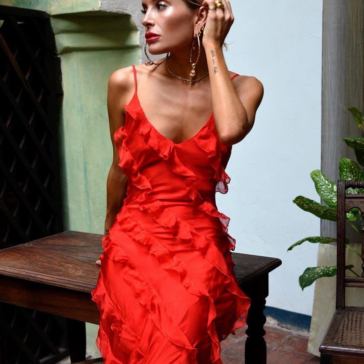 Zara - Maxi Dress with Ruffles