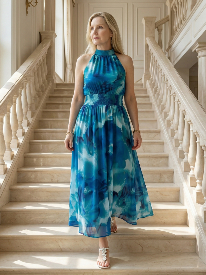 Beatriz™ | Vestido Midi Halter
