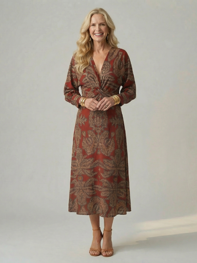 Valentina™ | Vestido midi cruzado