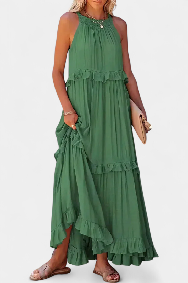 Vestido Monica de Comodidad Atemporal con Frescura Natural