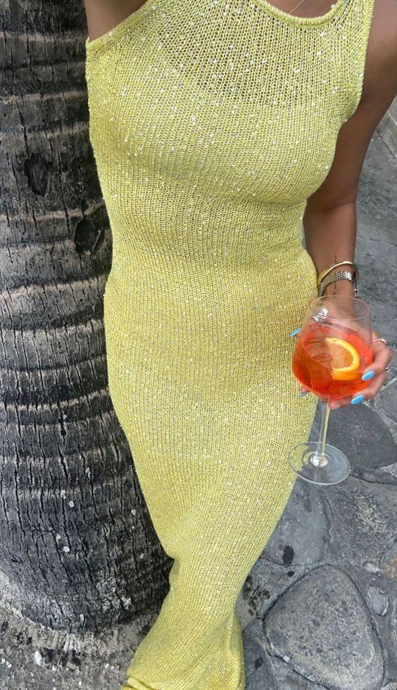 Elsie | Sin Mangas Maxi Vestido