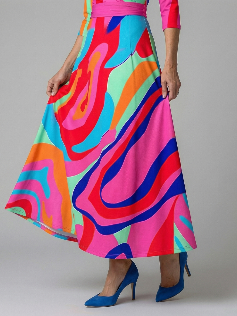 Andrea™ | Vestido Midi con Escote Cruzado