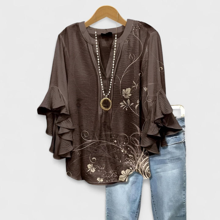 Elisabet - Blusa De Verano Para Ocasiones Especiales