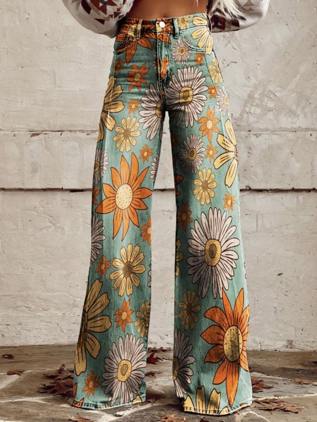 Cirilla™ | Pantalón Palazzo floral