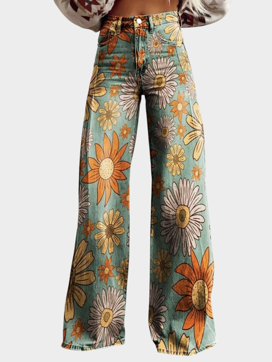 Cirilla™ | Pantalón Palazzo floral