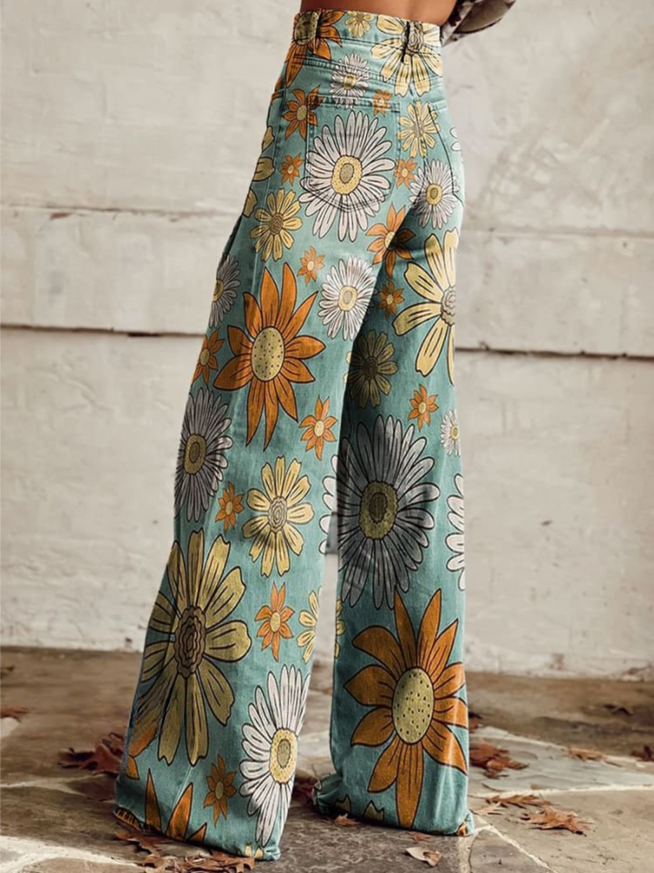 Cirilla™ | Pantalón Palazzo floral