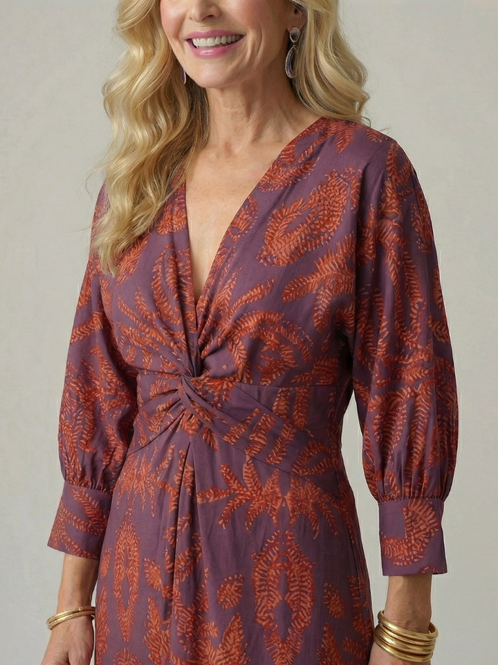 Valentina™ | Vestido midi cruzado