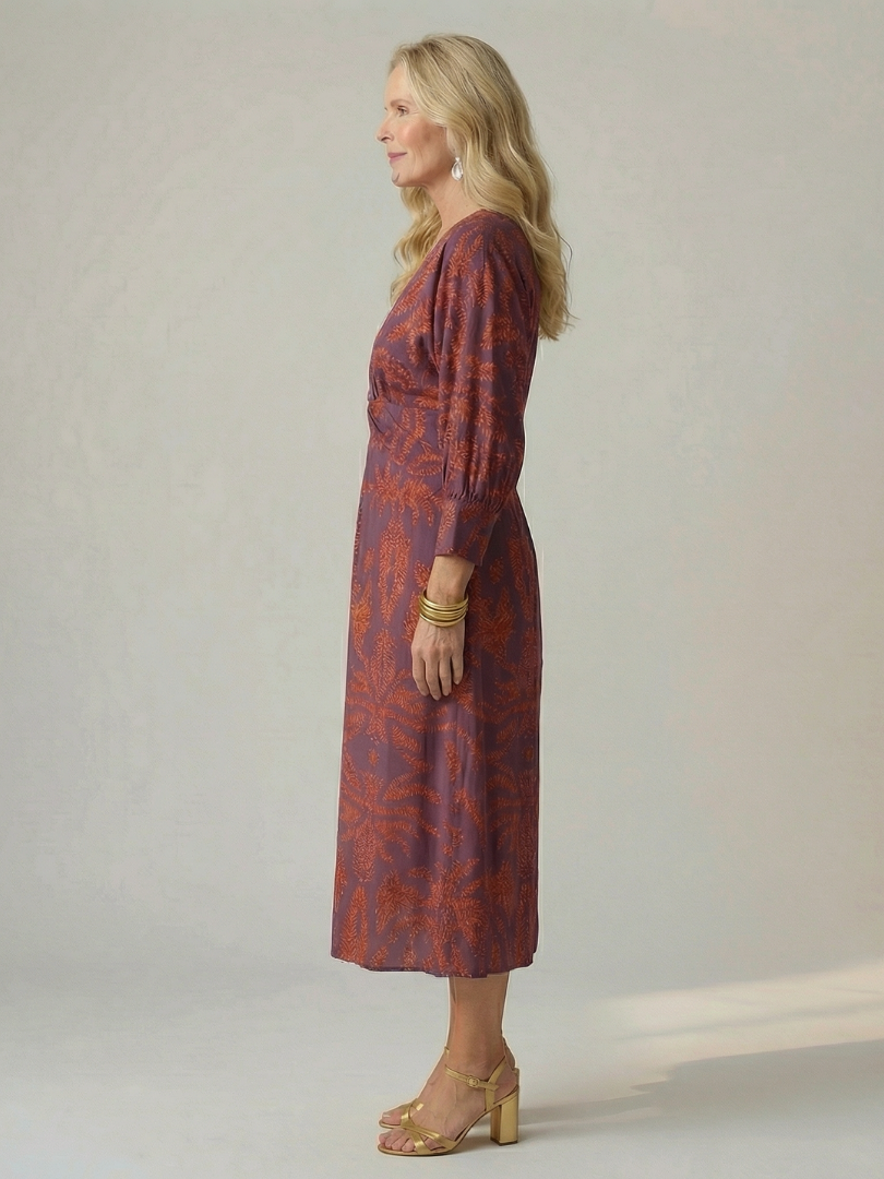 Valentina™ | Vestido midi cruzado