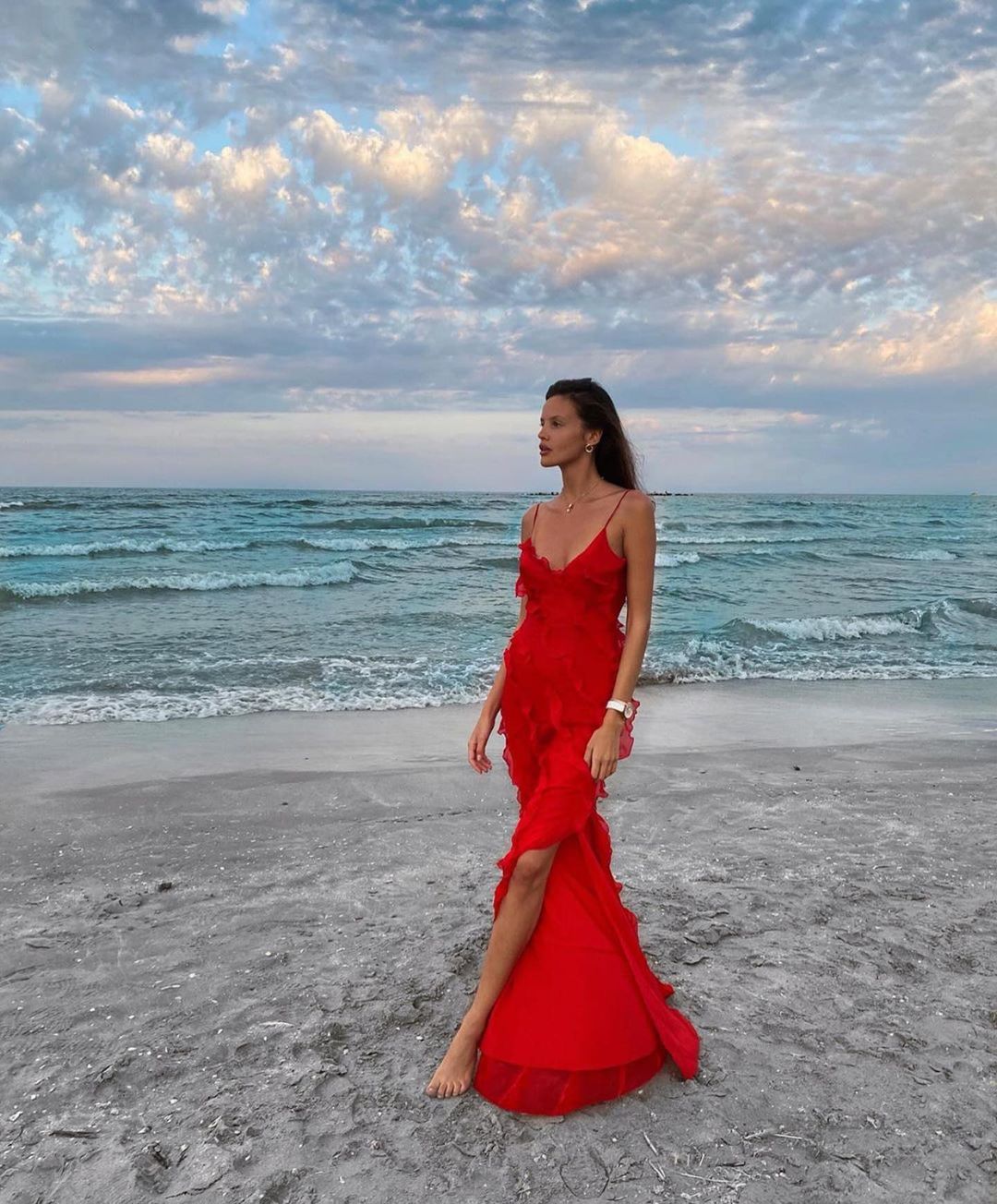 Zara - Maxi Dress with Ruffles