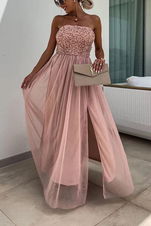 Ari - Vestido maxi de corte elegante