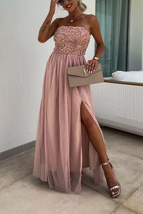 Ari - Vestido maxi de corte elegante