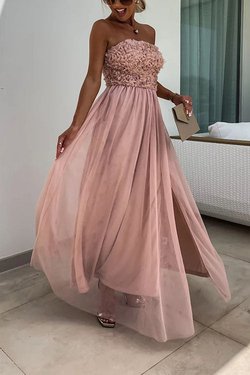 Ari - Vestido maxi de corte elegante