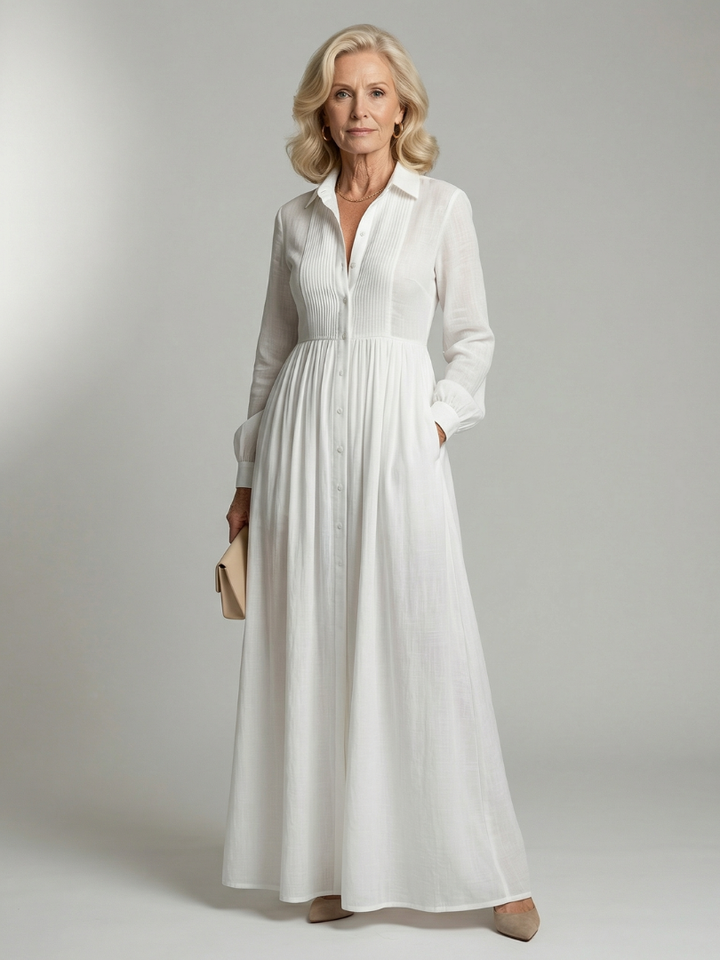 Fernanda™ | Vestido maxi vaporoso