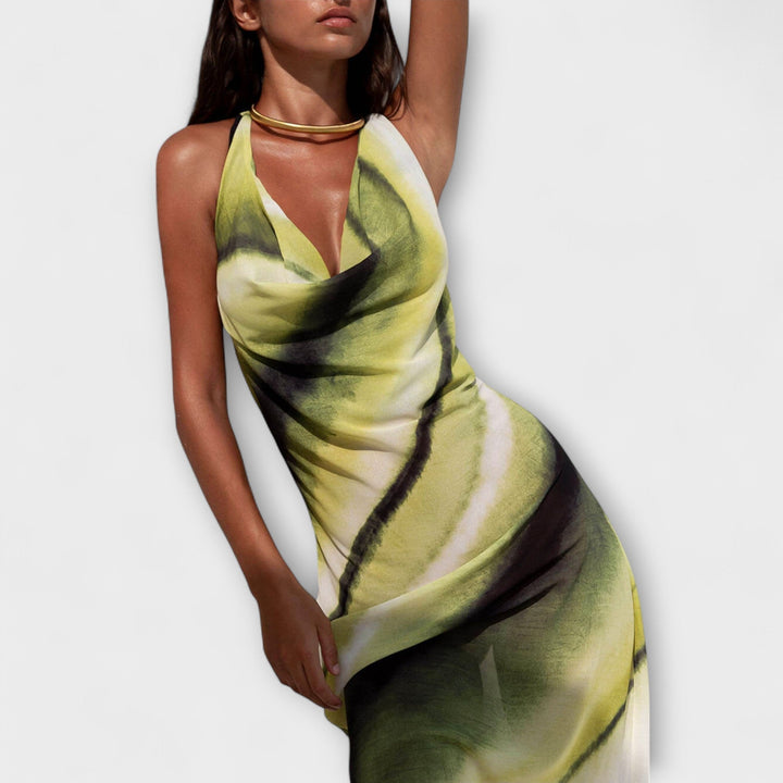 Vestidos maxi clásicos con degradado y tie-dye
