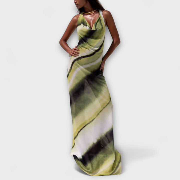 Vestidos maxi clásicos con degradado y tie-dye