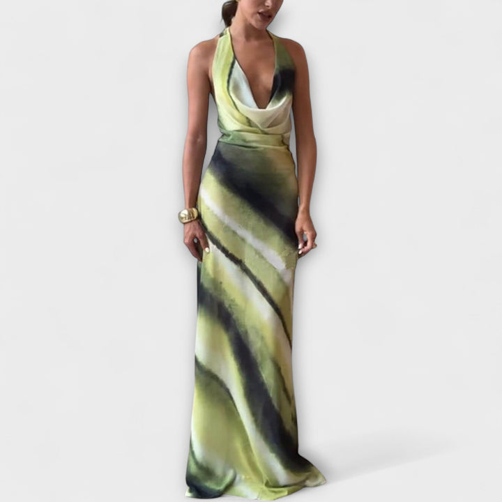 Vestidos maxi clásicos con degradado y tie-dye