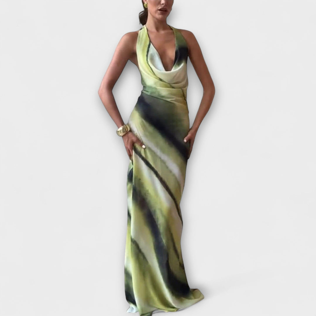 Vestidos maxi clásicos con degradado y tie-dye