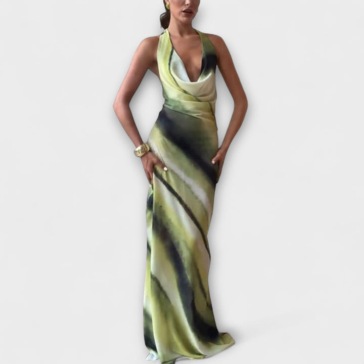 Vestidos maxi clásicos con degradado y tie-dye