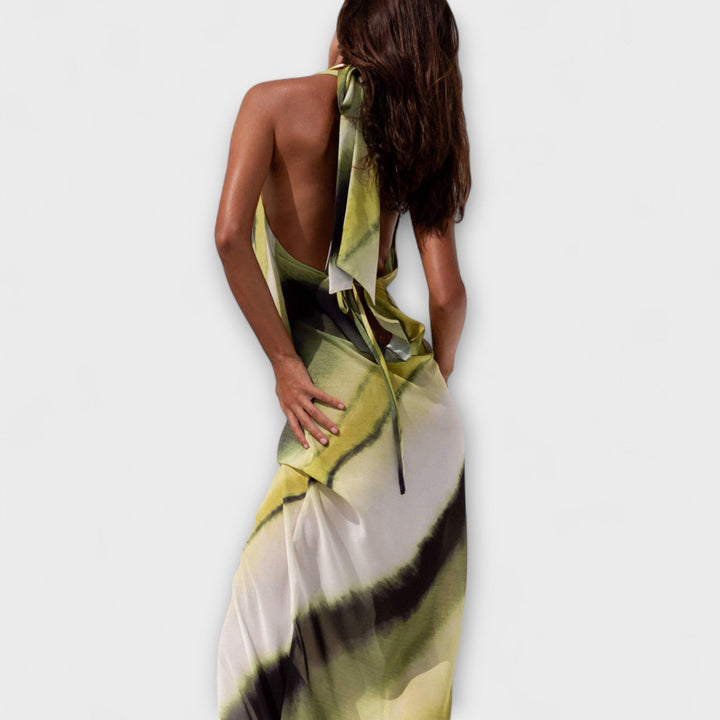 Vestidos maxi clásicos con degradado y tie-dye