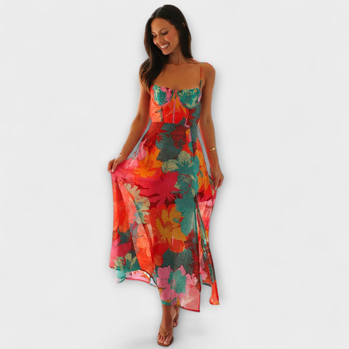 Audrey - Vestido con estampado floral para mujer - Estiloso y atractivo