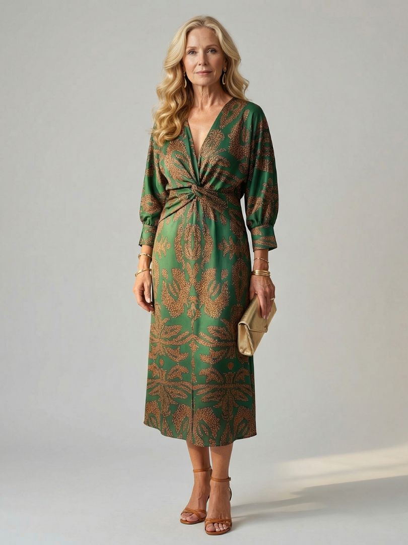 Valentina™ | Vestido midi cruzado