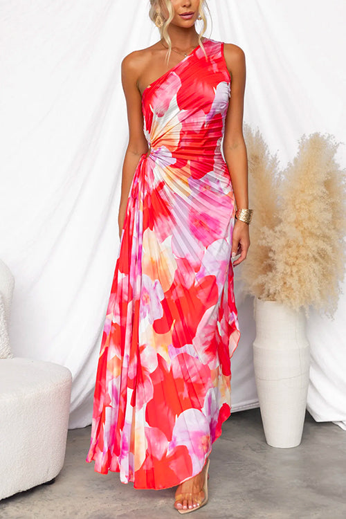 Kacie - Vestido Maxi Plisado para el Verano