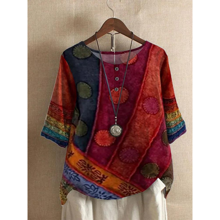 Valerie - top boho multicolor