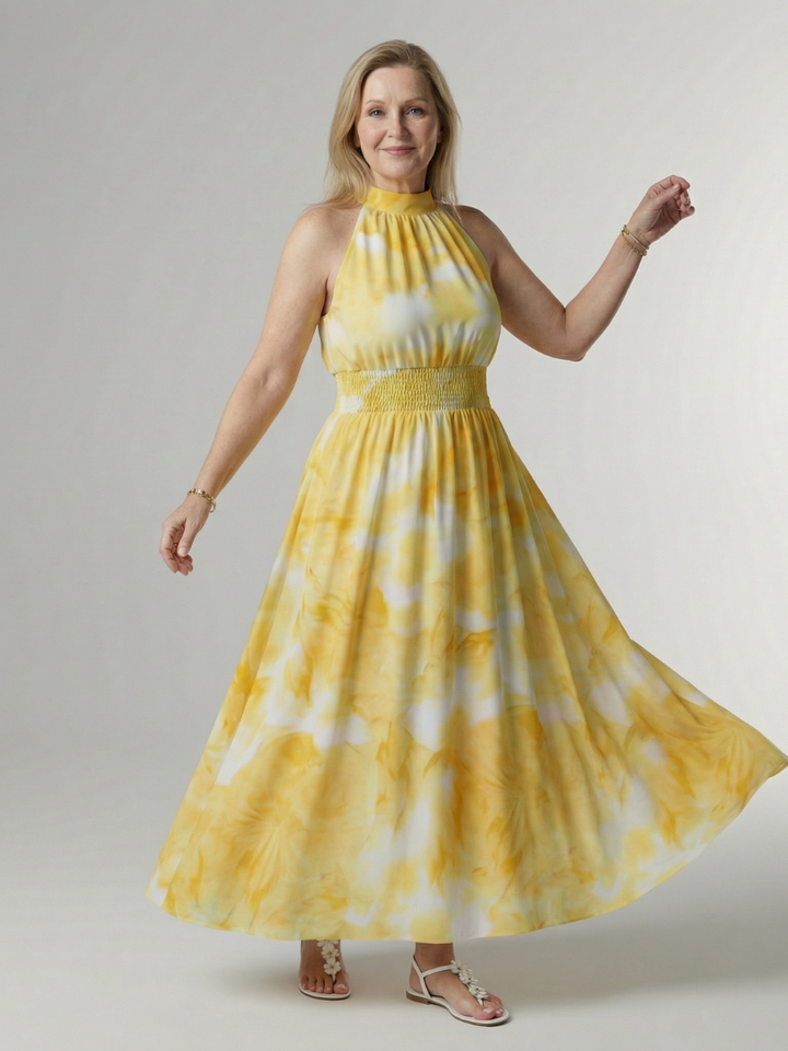 Beatriz™ | Vestido Midi Halter