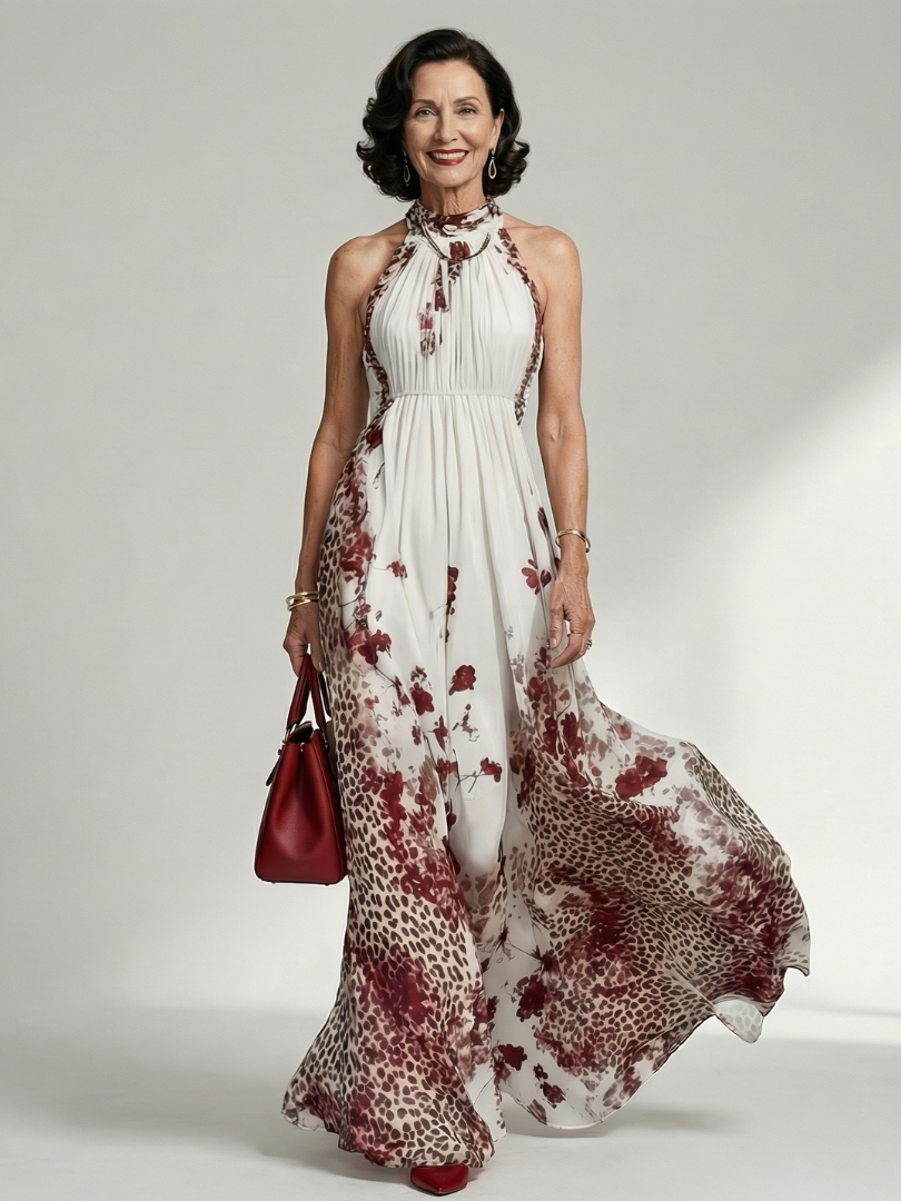 Alejandra™ | Vestido Maxi Plisado