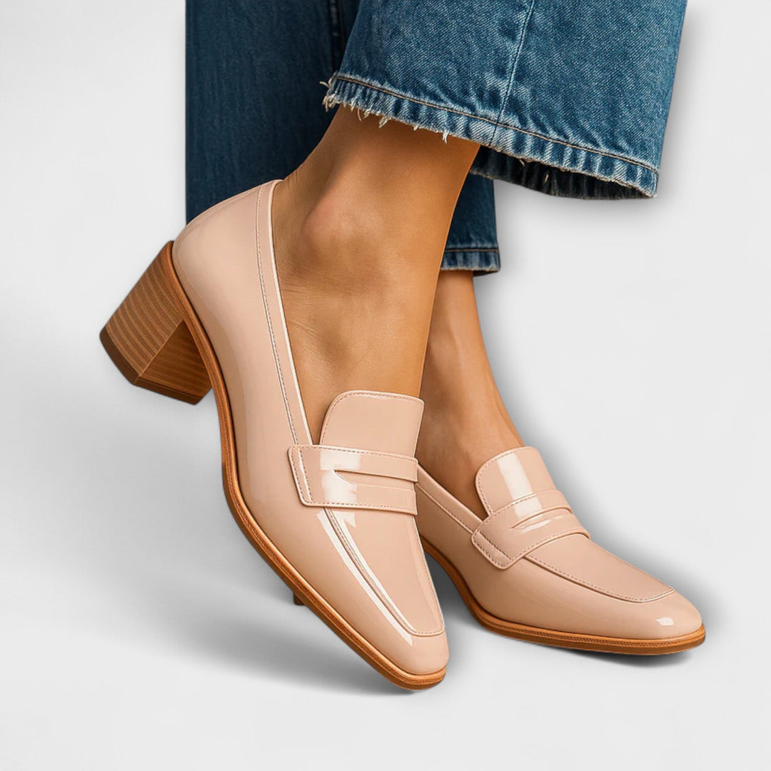Adeline - Elegantes Mocasines con Brillo