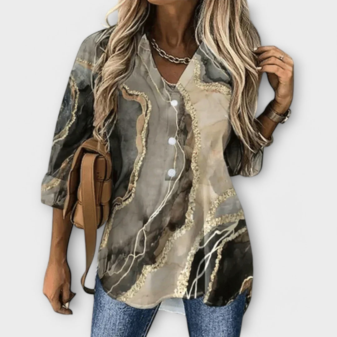 Filine - Elegancia y singularidad en la blusa para mujer
