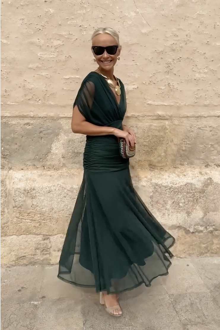 Valentina | Maxi Dress with V-Neck