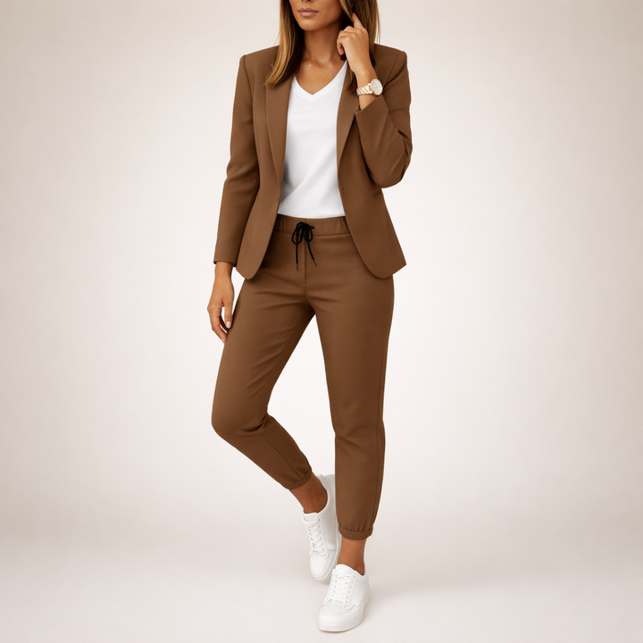 Eva™ | Conjunto de traje holgado con toque deportivo