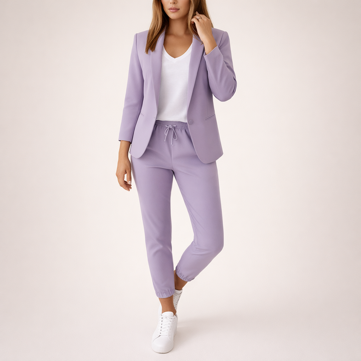 Eva™ | Conjunto de traje holgado con toque deportivo
