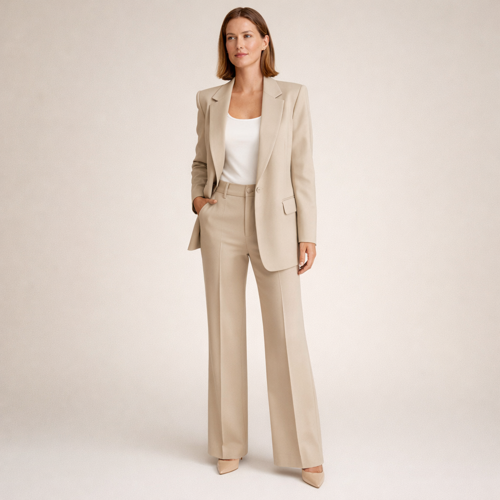Vanessa™ | Elegante conjunto de traje con pantalones acampanados