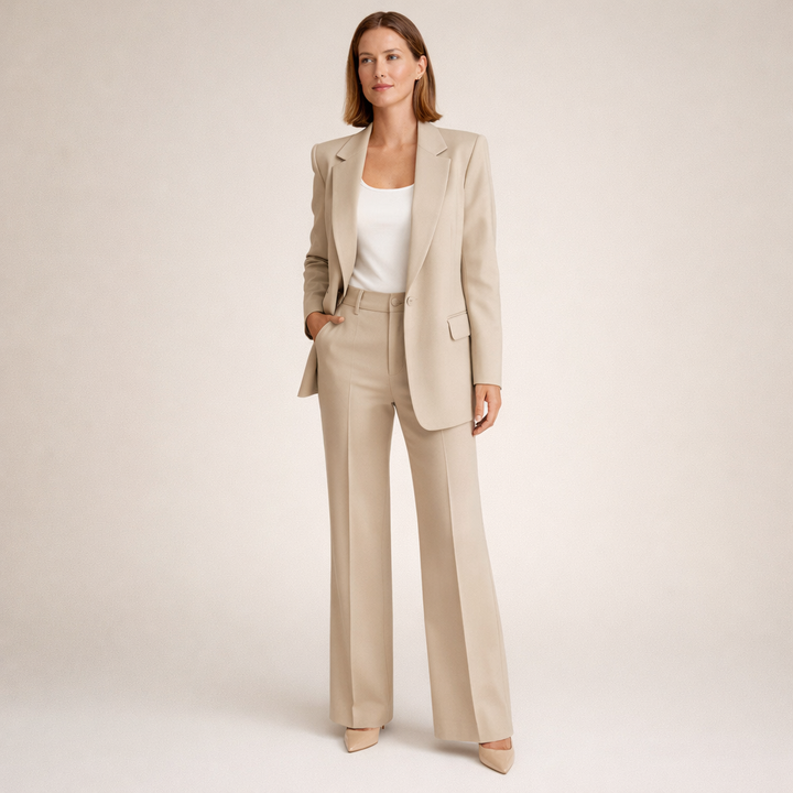 Vanessa™ | Elegante conjunto de traje con pantalones acampanados
