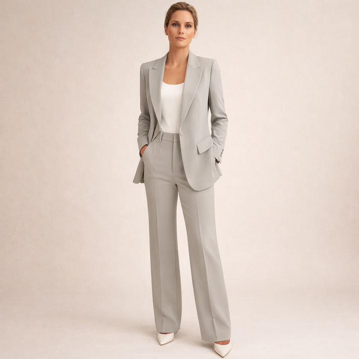Vanessa™ | Elegante conjunto de traje con pantalones acampanados
