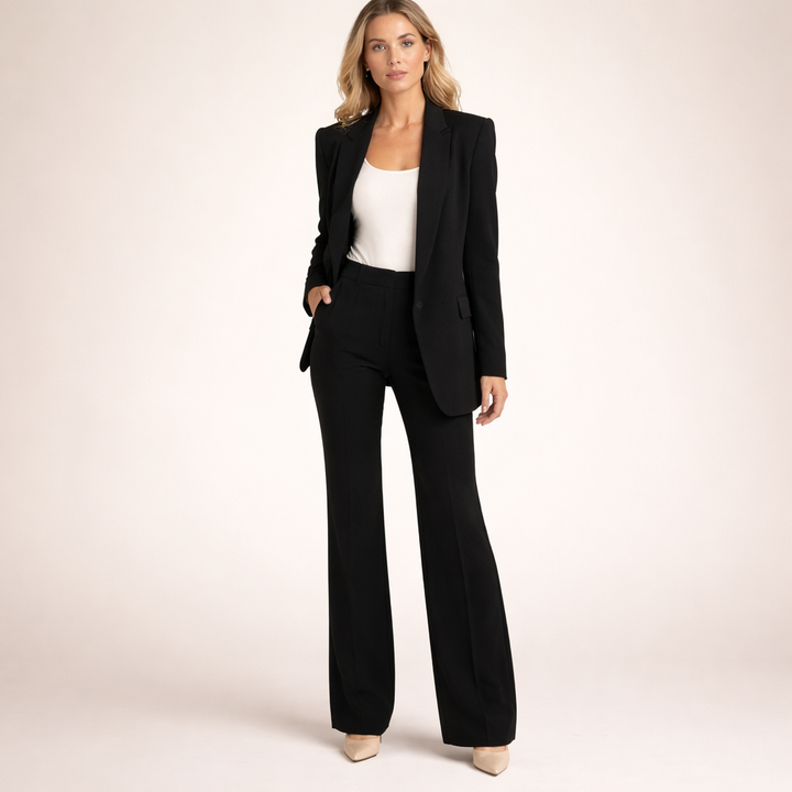 Vanessa™ | Elegante conjunto de traje con pantalones acampanados