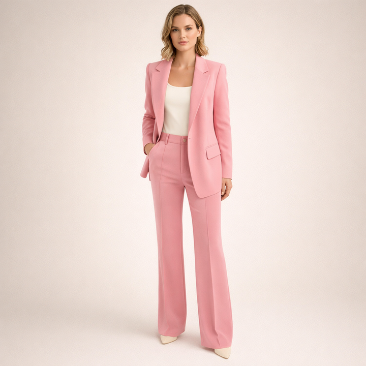 Vanessa™ | Elegante conjunto de traje con pantalones acampanados