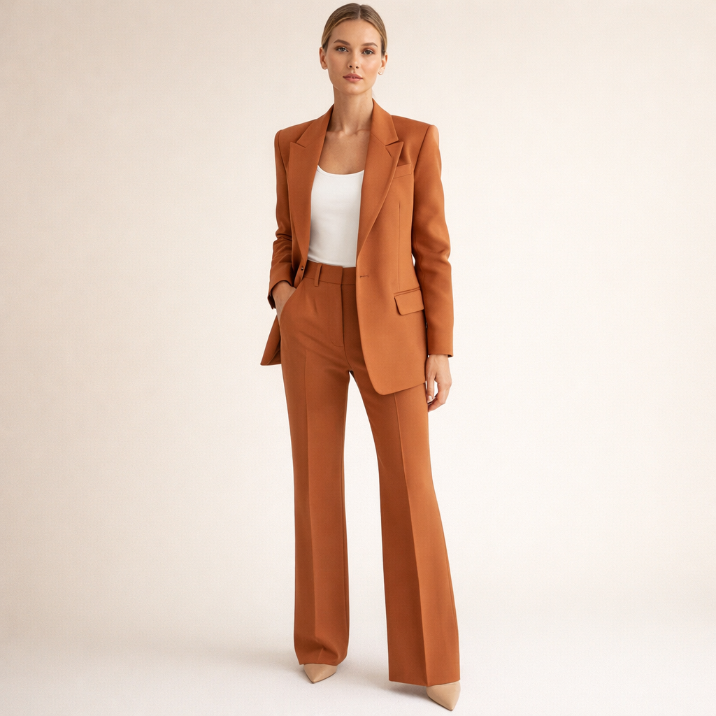 Vanessa™ | Elegante conjunto de traje con pantalones acampanados
