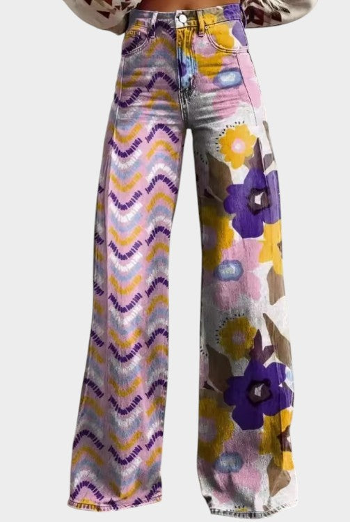 Isadora™ | Pantalones Boho Florales