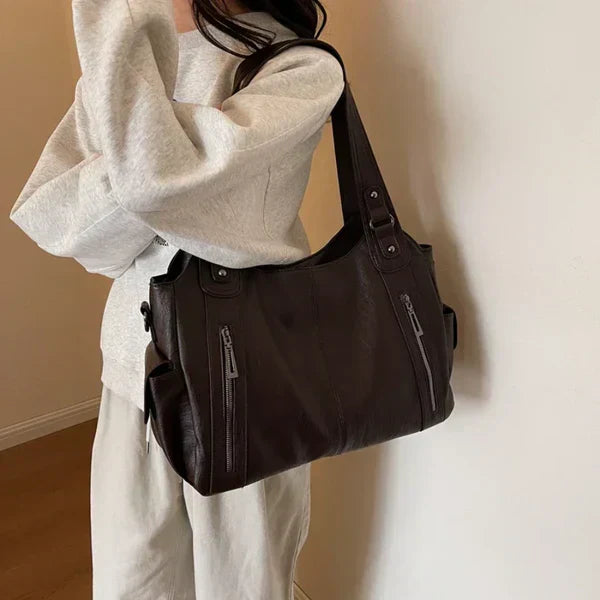 Amira - Bolso de Mano de Piel