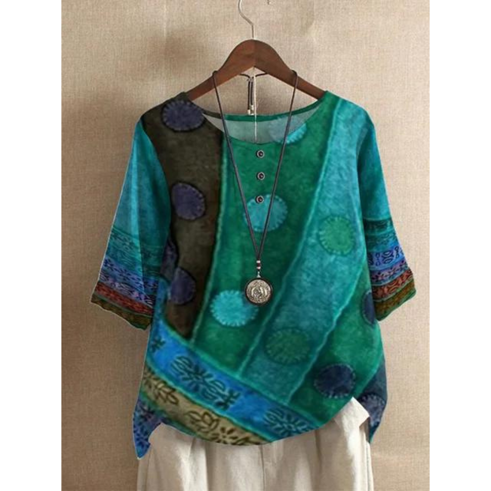 Valerie - top boho multicolor